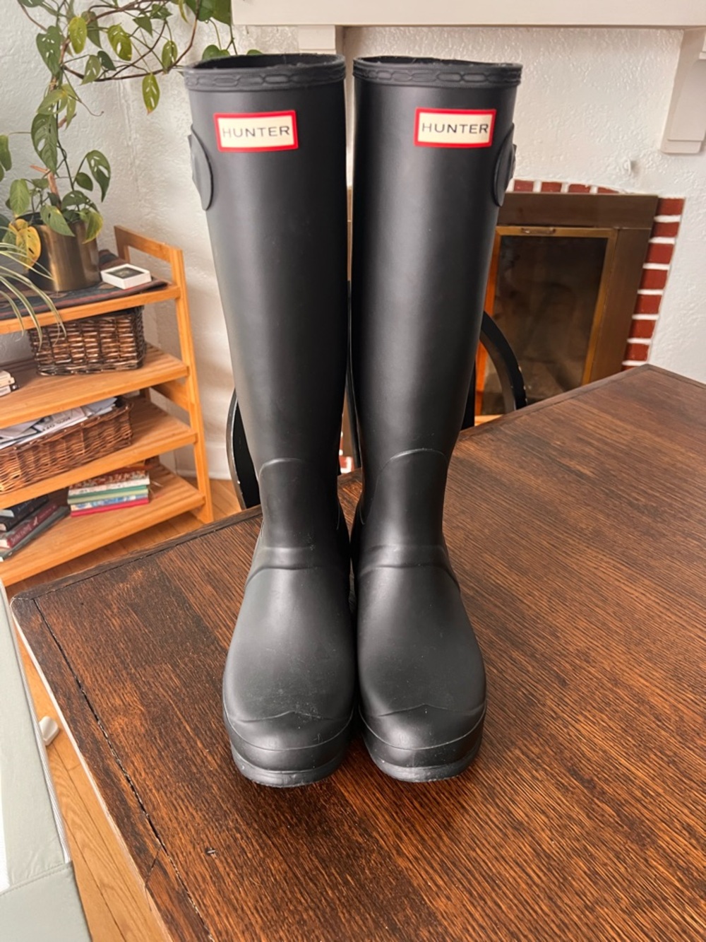 Women’s Hunter Tall Black Rain Boots